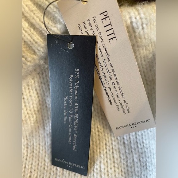 Banana Republic white turtleneck sweater XS Pet - Picture 4 of 5